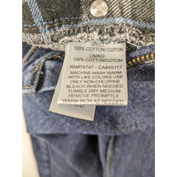 RED HEAD Jeans Men's 40x30 Blue Fleece Lined 100% Cotton BP9016 Medium Wash - Picture 9 of 10